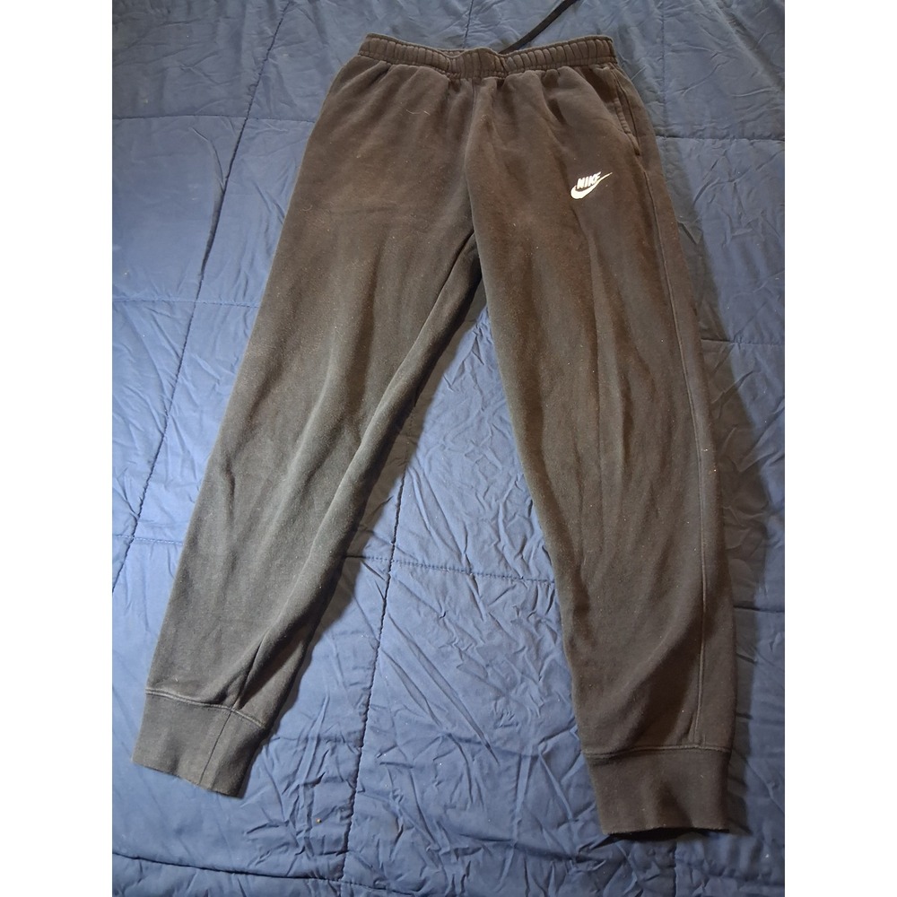 Nike Sportswear Club Fleece Joggers Mens Small Black Sweatpants BV2671-010